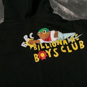 BILLIONAIRE BOYS CLUB KNOCKOUT ZIP UP HOODIE X HEB